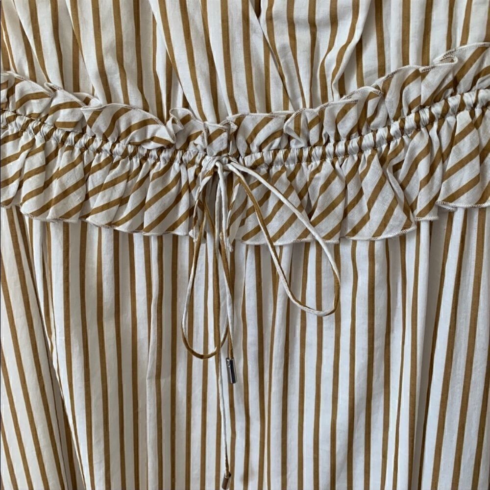 Robert Rodriguez Mariel Striped Midi Sundress, NWT From Barney’s New York - Picture 6 of 16
